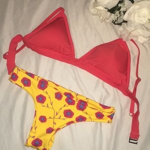 AMA bikini set colorful poppy